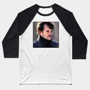 Will Graham Winter Portrait Baseball T-Shirt